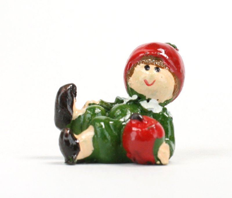 Lil Pixies - Apple Girl Set - "Tiny Fruit" - Set of 4 - 205-5274