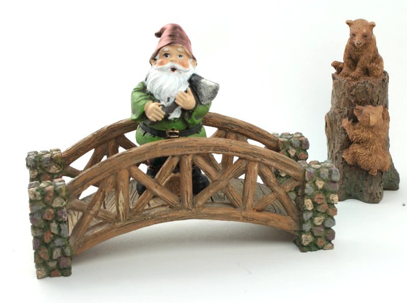 Bridge - Wooden - Fairy Garden - 5" Long - 207-1047
