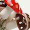 Red & Brown Mix - Large Spun Cotton - Set of 10 - 218-0117
