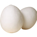 Eggs - Large - 2" White Spun Cotton - Set of 6 - 218-0161