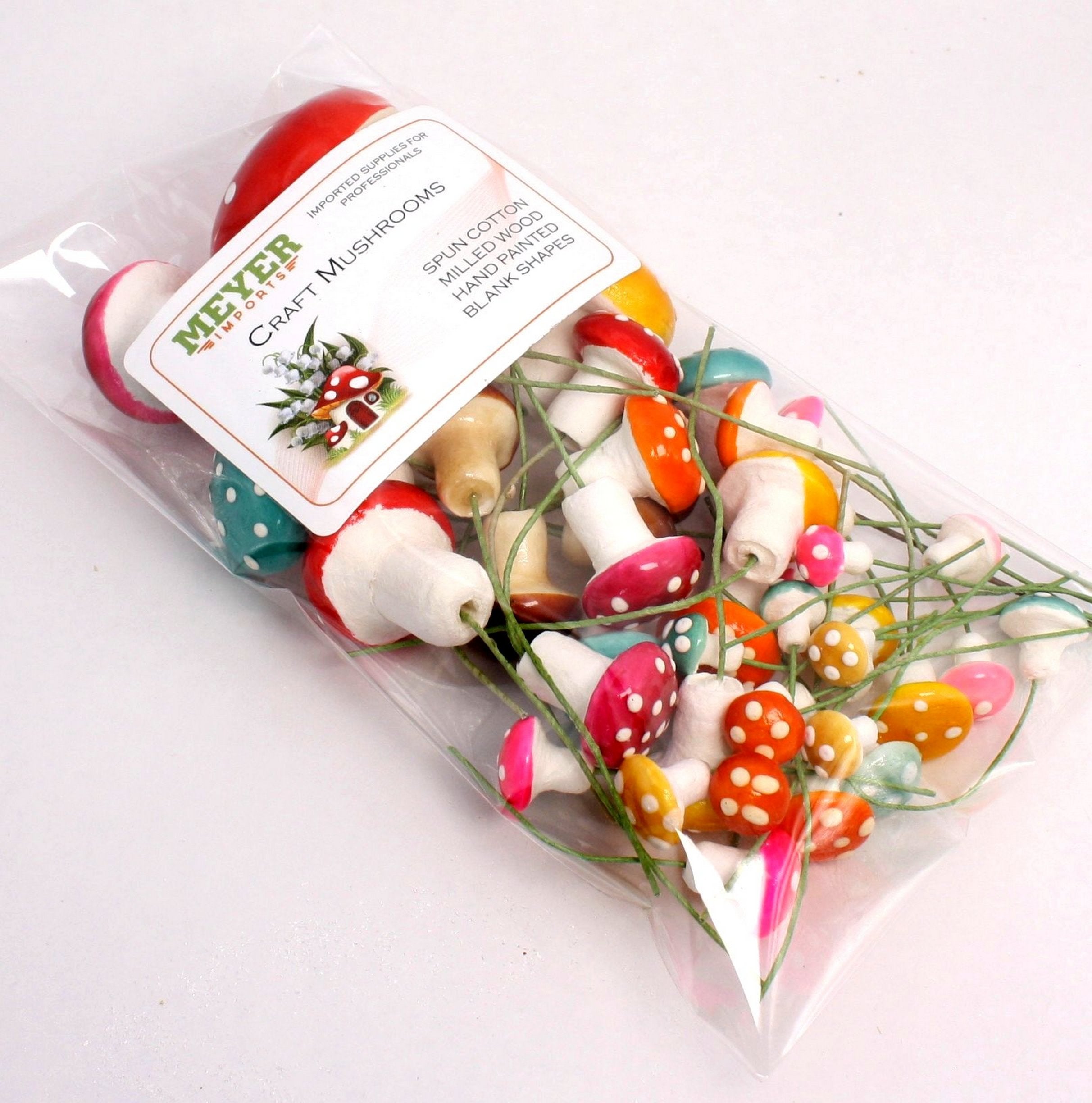 Mushrooms - Spring Colors - 39 Piece Set! 218-0174