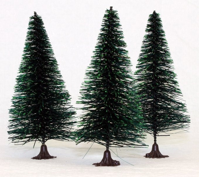 Bottle Brush Trees - 4" - 2 Pcs Set - 218-0254