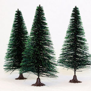 Bottle Brush Trees - 4" - 2 Pcs Set - 218-0254