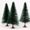 Bottle Brush Trees - 4" - 2 Pcs Set - 218-0254