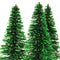 Bottle Brush Trees - 3" - 4 Pcs Set - 218-0255