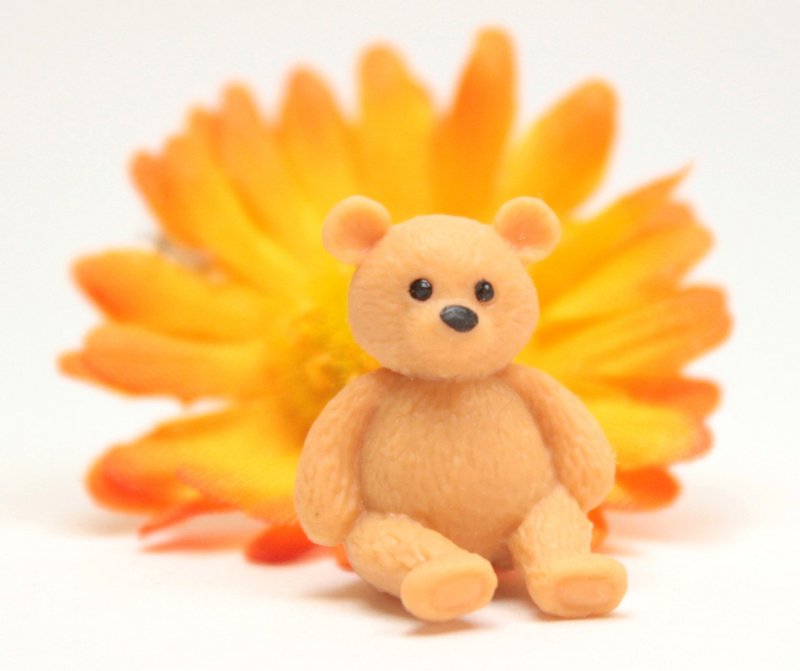 Teddy Bears - 3/4" Tall - Set of 4 - 234-0038