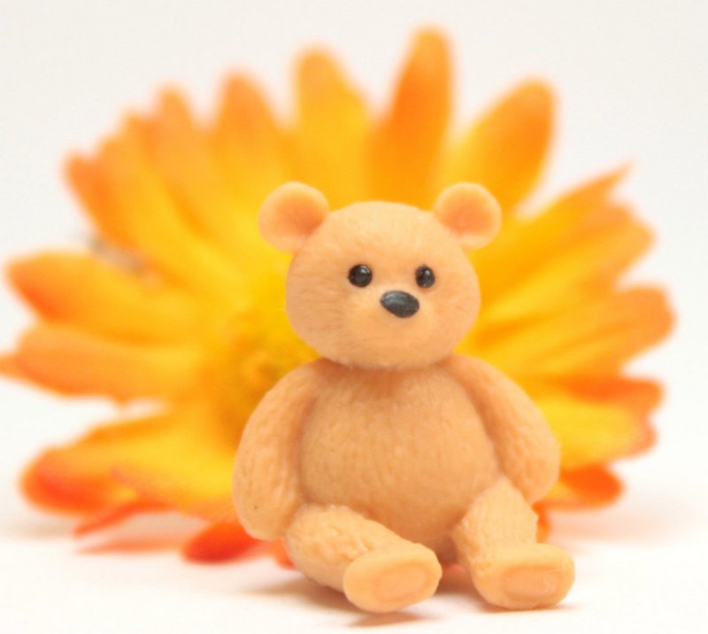 Teddy Bears - 3/4" Tall - Set of 4 - 234-0038