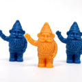 Gnomes 1" Tall - 2 Blue - 2 Orange - Set of 4 - 234-0169