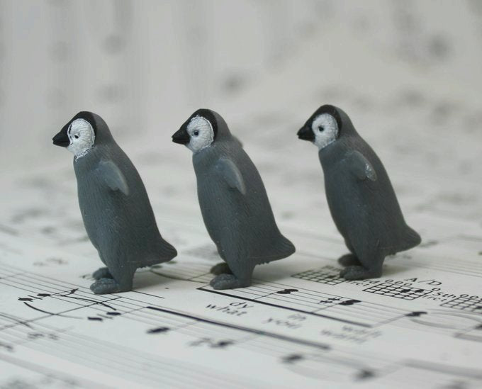Penguin Babies - Hand Painted -  Set of 4 - 234-1322