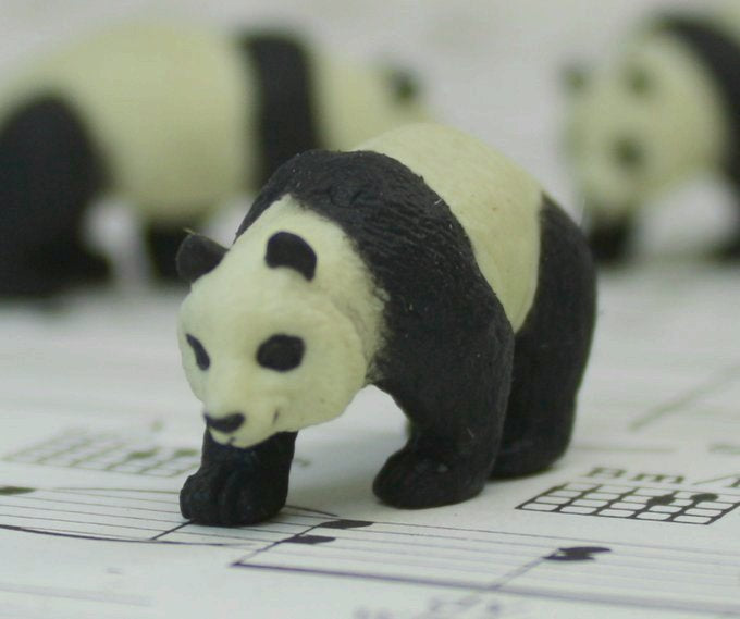 Panda Bears - Hand Painted -  Set of 4 - 234-2722