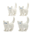Cats - Realistic White Kittys - Set of 4 - 234-9622
