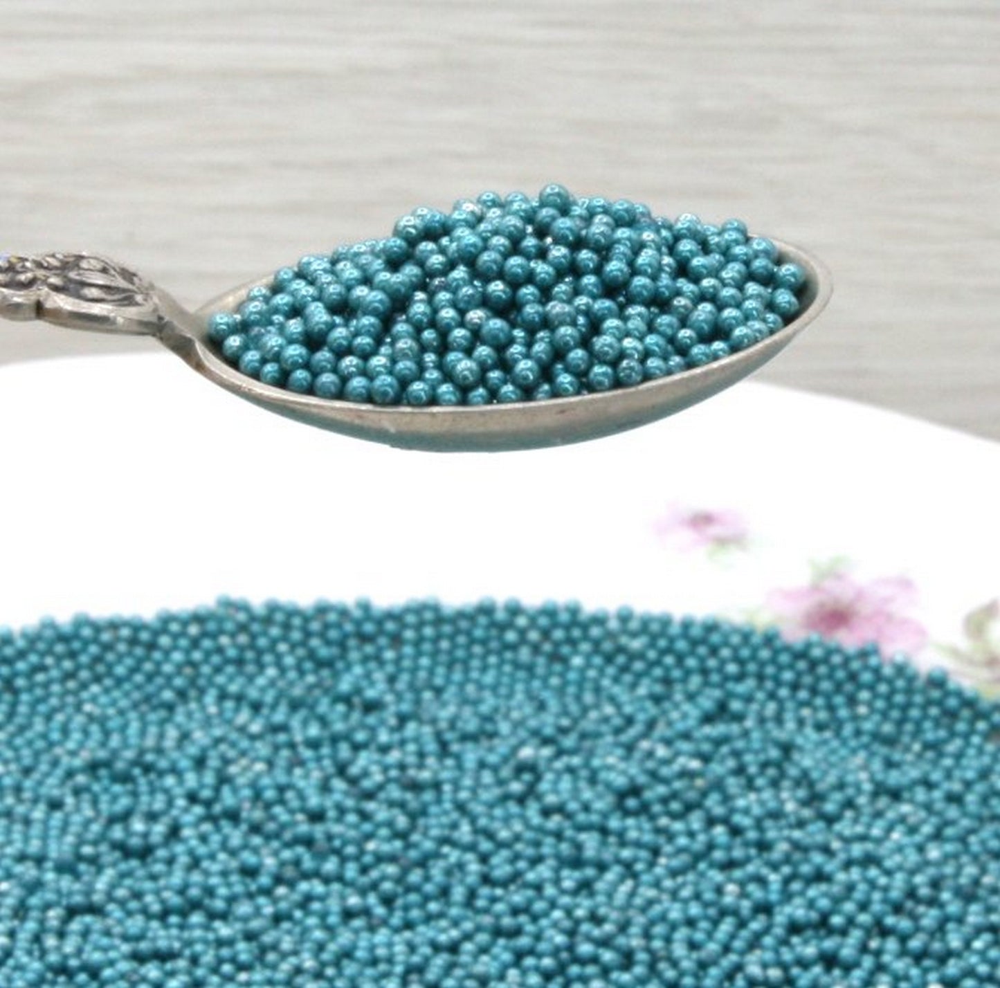 Teal - Glass Deco Beads (311-3029)