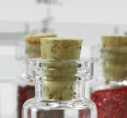 Corked Vials - Small Vials w/ Corks Set of 6 - #310-1020