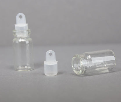 Glass Wishing Vials - 13/16" Tall Vials - 36 pcs - 310-1025