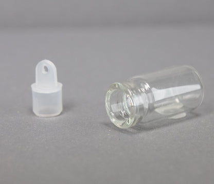 Glass Wishing Vials - 13/16" Tall Vials - 36 pcs - 310-1025