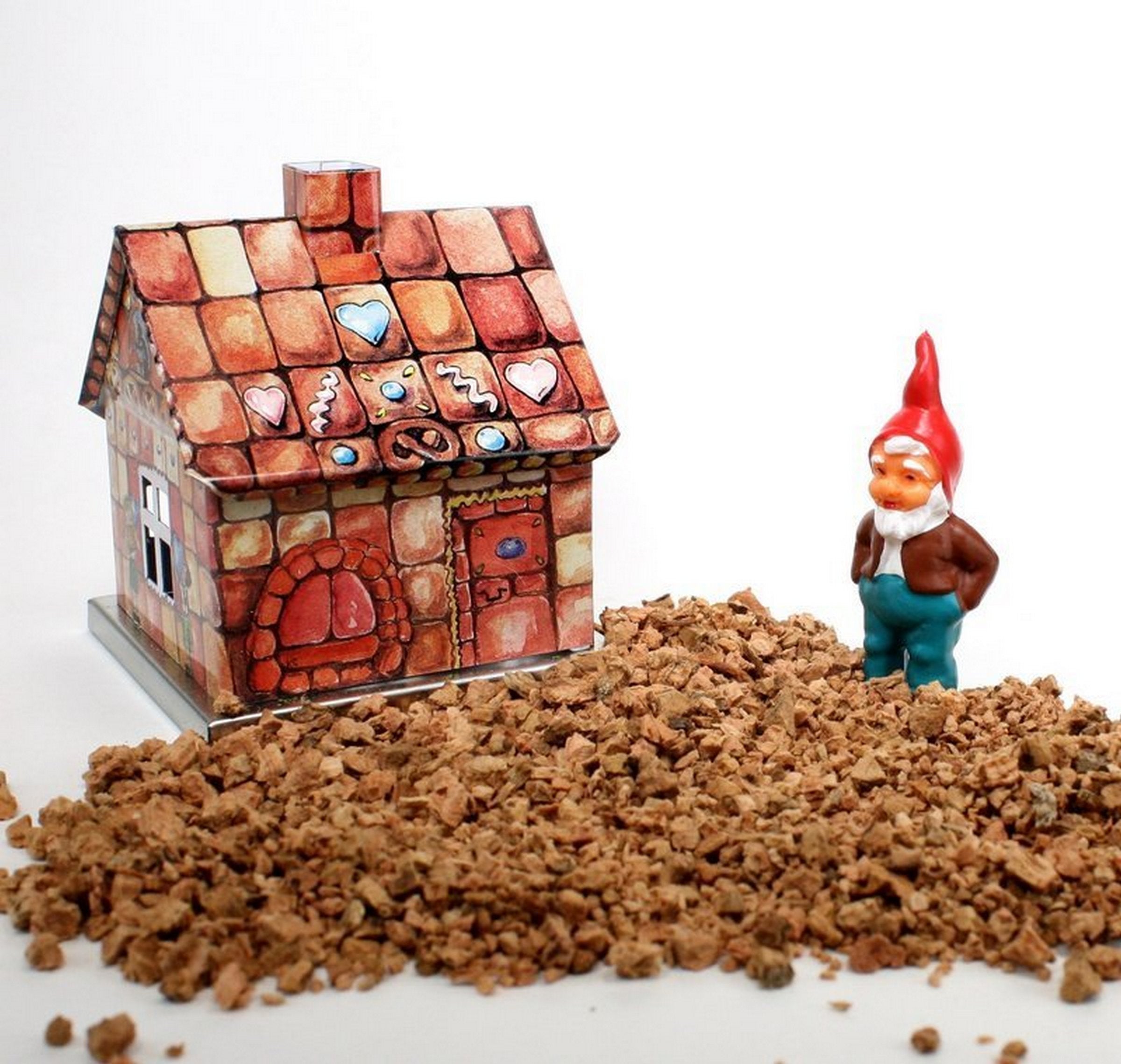 Brown (Tan) Cork Chips - 1oz ZipBag - Model Scenery - 311-0054