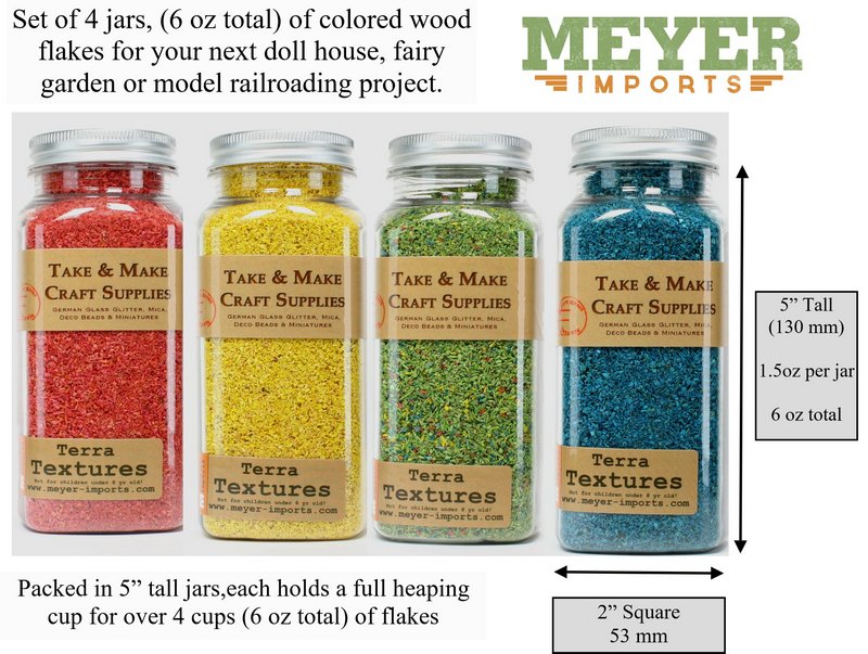 Color Landscaping Bright Flakes - 4 Colors - Full 6 oz  311-0817