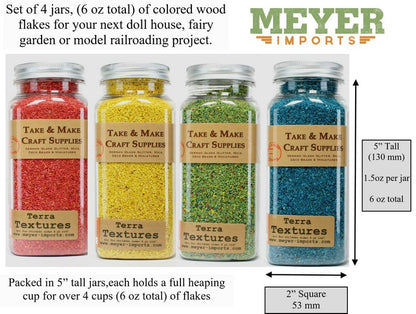 Color Landscaping Bright Flakes - 4 Colors - Full 6 oz  311-0817