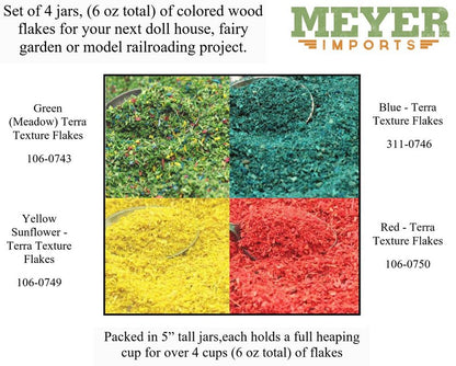 Color Landscaping Bright Flakes - 4 Colors - Full 6 oz  311-0817