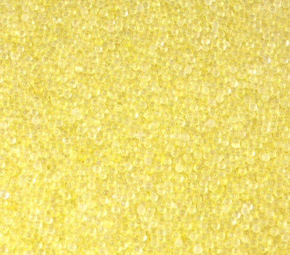 Yellow - Clear Yellow Glass Deco Beads (311-3023)