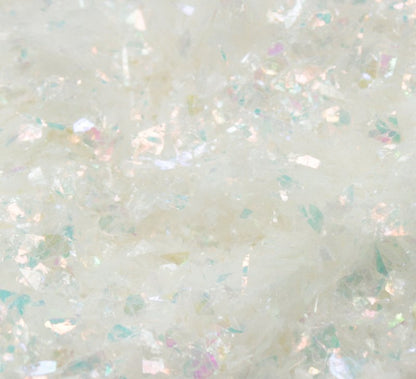 White (Snow) Iridescent Ice Flakes - 311-4328