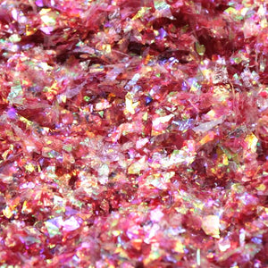 Red - Iridescent Ice Flakes - 311-4338