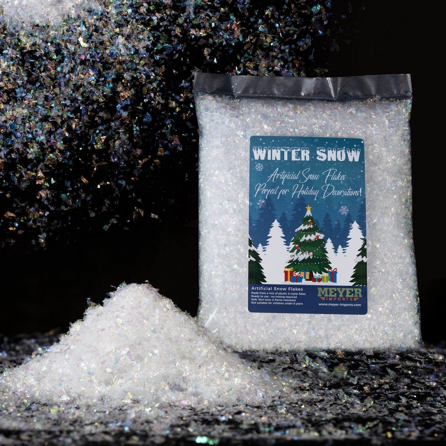 Meyer Imports 12oz Holiday Artificial Snow Flakes for Christmas Decoration