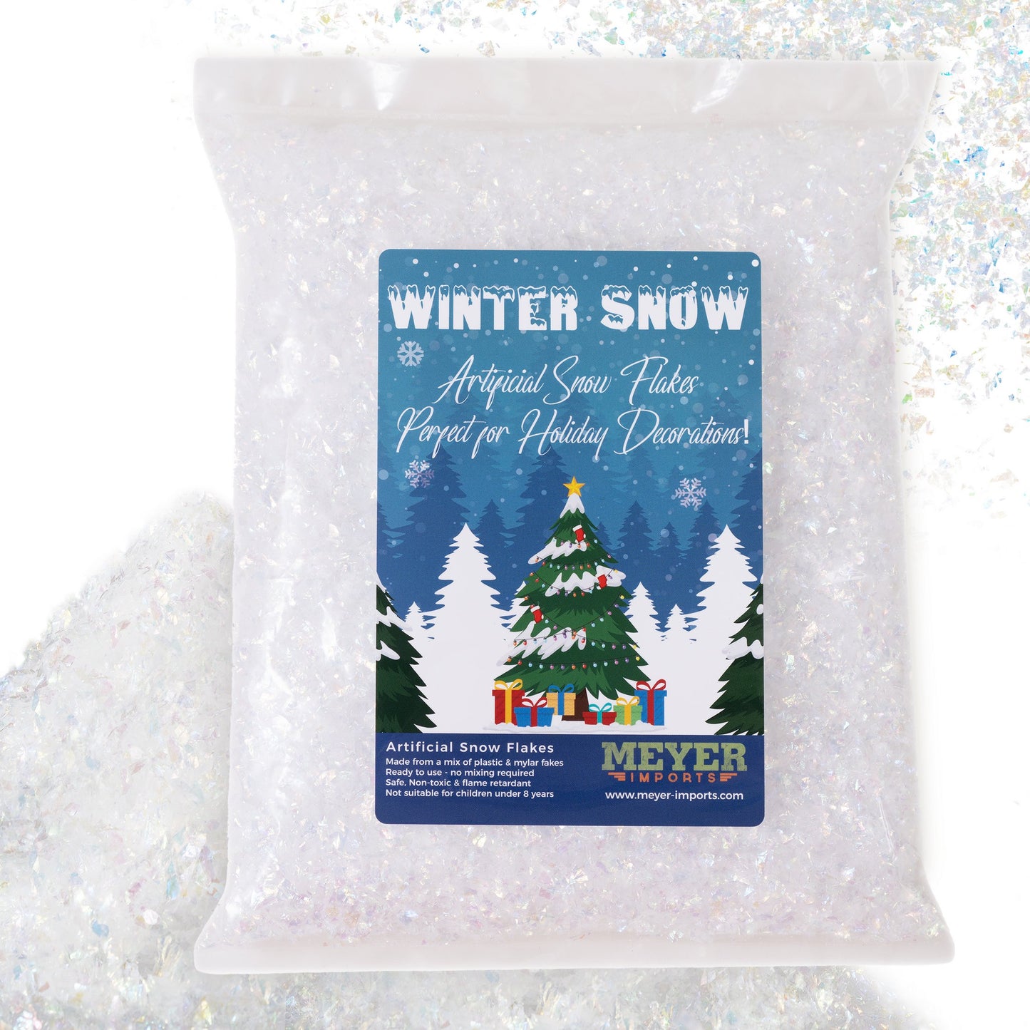Meyer Imports 12oz Holiday Artificial Snow Flakes for Christmas Decoration