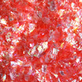 Pink - Salmon Pink - Iridescent Ice Flakes - 311-4397