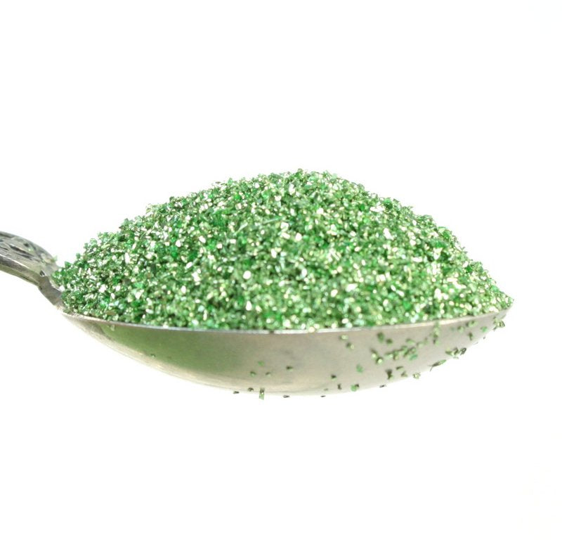 Green, Yellow Green Glass Glitter -  311-9-098 BOGO