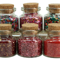 Medley Glitters Set of Corked Jars - 311-M-0605