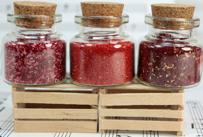 Medley Glitters Set of Corked Jars - 311-M-0605