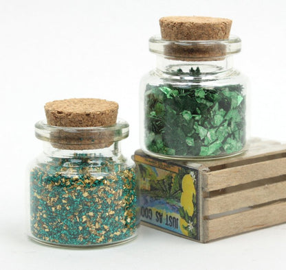 Green - Spring Green - Set of Glitter  - 311-M-0620
