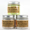 * Mica & Ice Flakes Set of 3- White, Tan, Buttercup - 311-M-0708