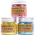 * Blue, Pink, Yellow Iridescent Ice Flakes Set -  311-M-0714