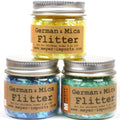 * Blue, Green, Yellow Iridescent Ice Flakes - 311-M-0717