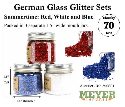 Holiday Glitters - 4th of July - 70 Grit Chunky - 311-M-0801