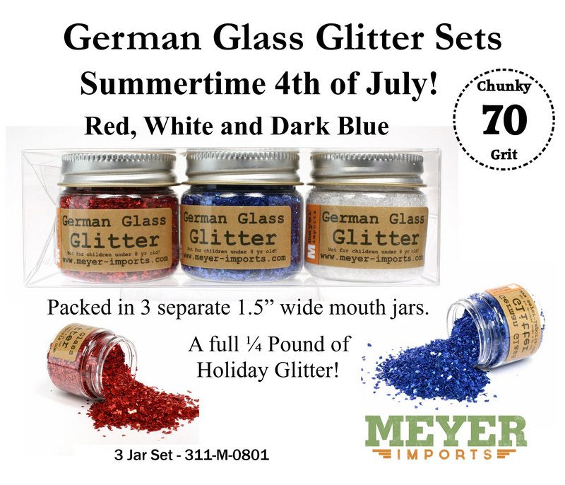 Holiday Glitters - 4th of July - 70 Grit Chunky - 311-M-0801