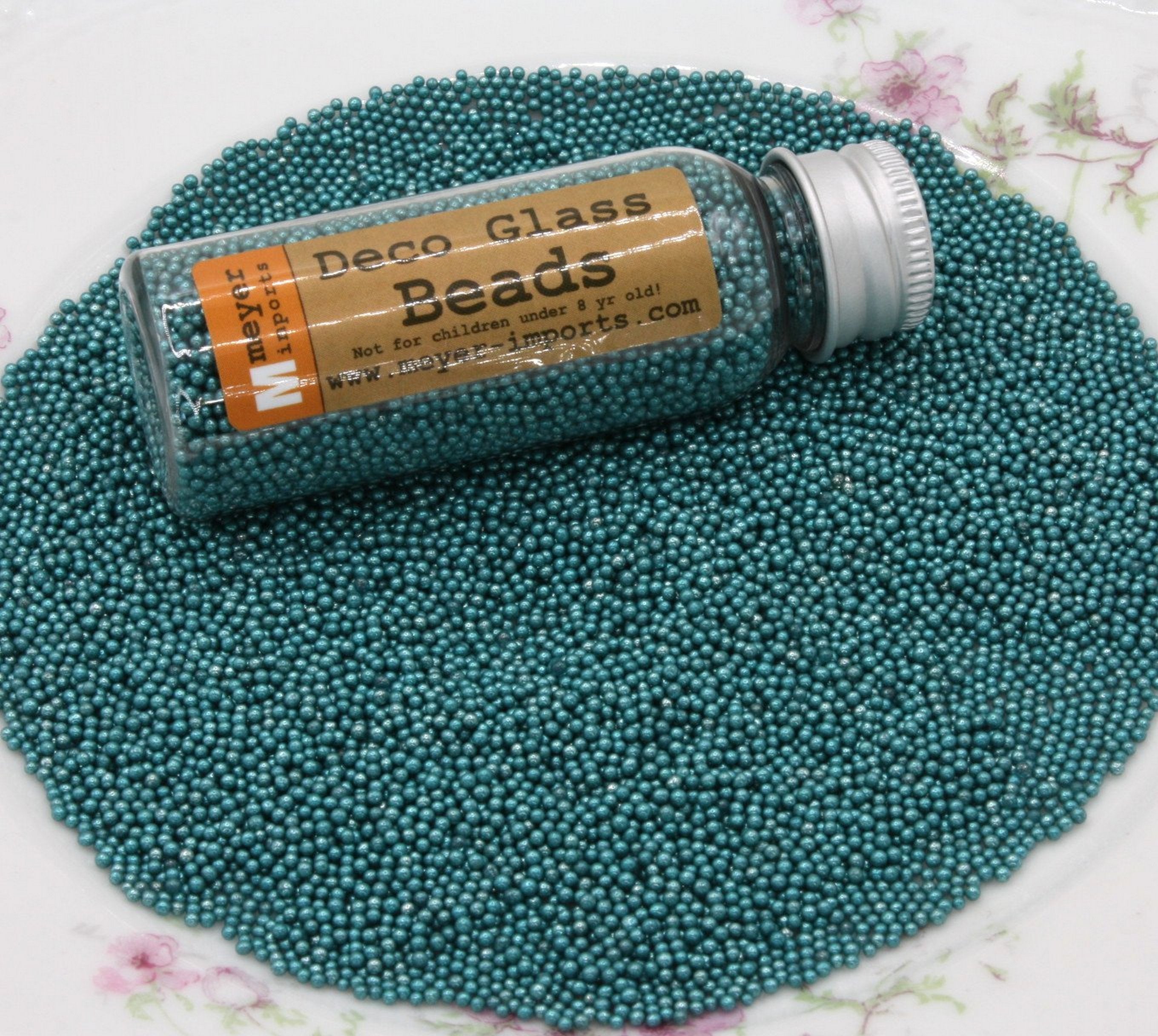Teal - Glass Deco Beads (311-3029)