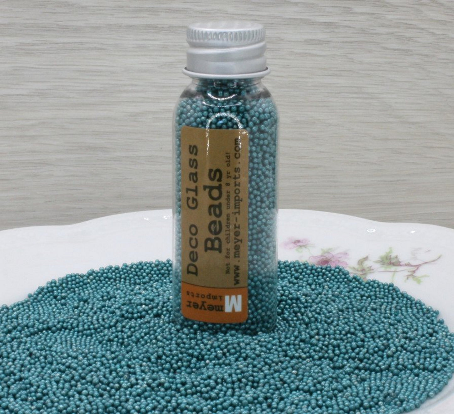 Teal - Glass Deco Beads (311-3029)