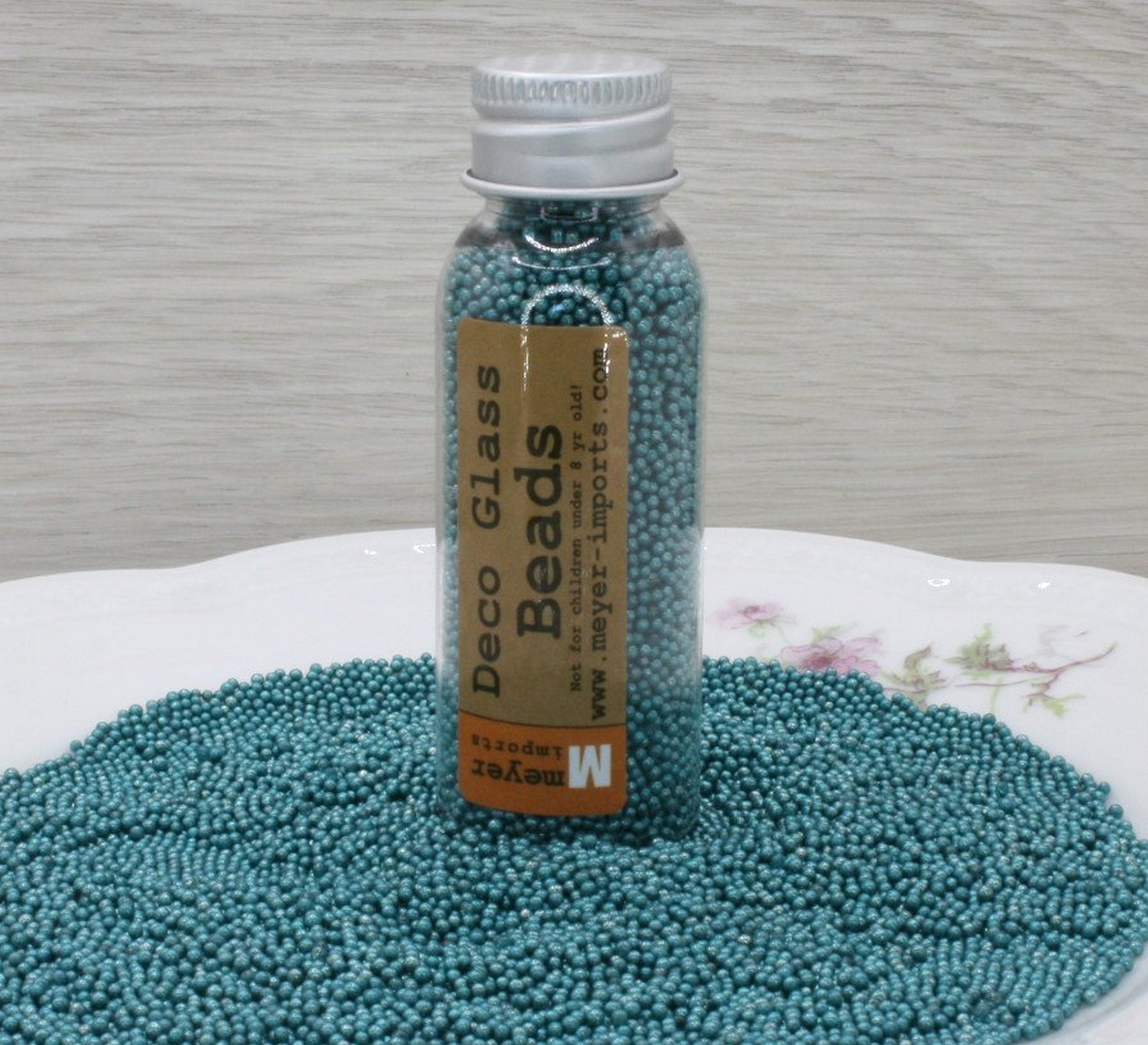 Teal - Glass Deco Beads (311-3029)