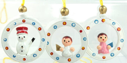 Christmas Ornaments -  Set of 6 - Vintage German - 701-1008