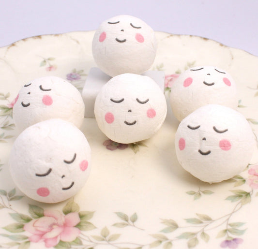 Angel Heads - 1.2" Cotton Heads - Set of 6 - 703-0040