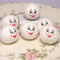 Happy Angel - 1" White Cotton Heads - Set of 10 - 703-0250