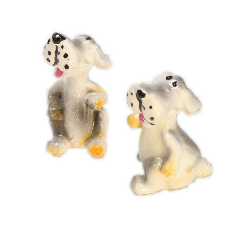 Dogs - 1" Sitting Hounds - Set of Four! #800-2612