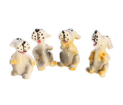 Dogs - 1" Sitting Hounds - Set of Four! #800-2612