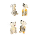 Dogs - 1" Sitting Hounds - Set of Four! #800-2612