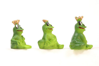 Frogs - 1" Mini Royal Frogs - Set of Three! #804-0088