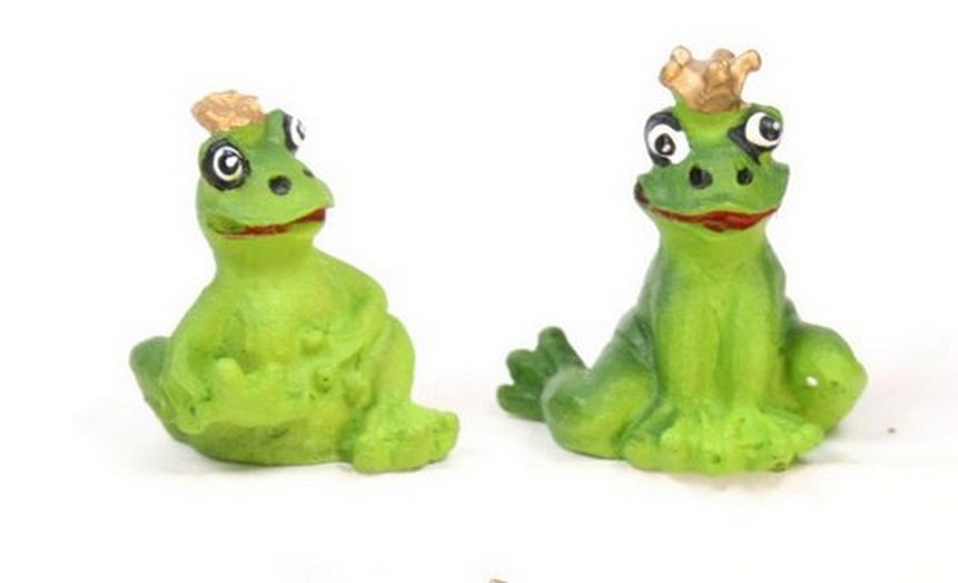 Frogs - 1" Mini Royal Frogs - Set of Three! #804-0088