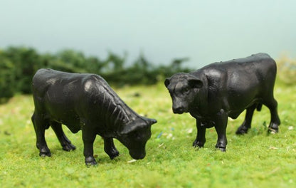Cows - 1" Cattle-Angus - Set of 5 - 102-2049